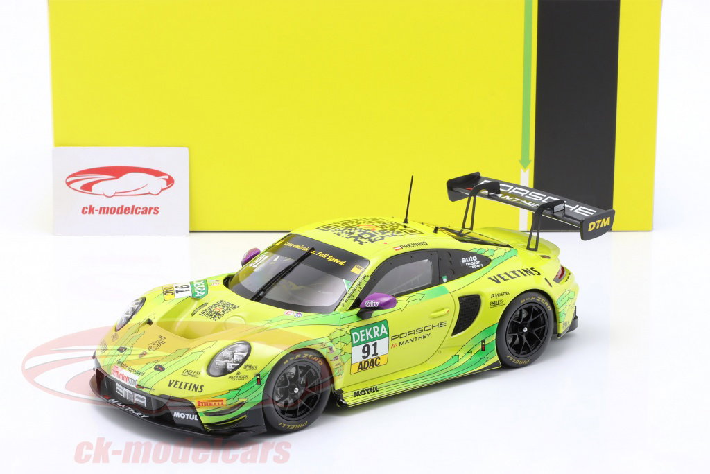 Ixo 1:18 Porsche 911 GT3 R #91 DTM Champion 2023 Thomas Preining