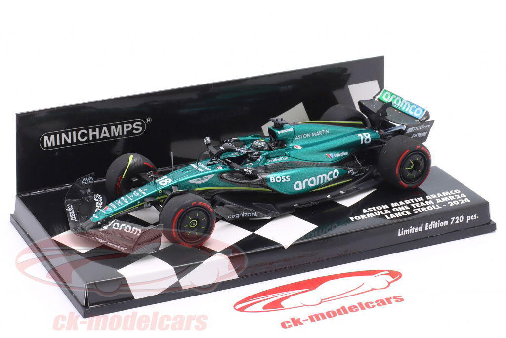 Minichamps 1:43 Lance Stroll Aston Martin AMR24 #18 式 1 2024