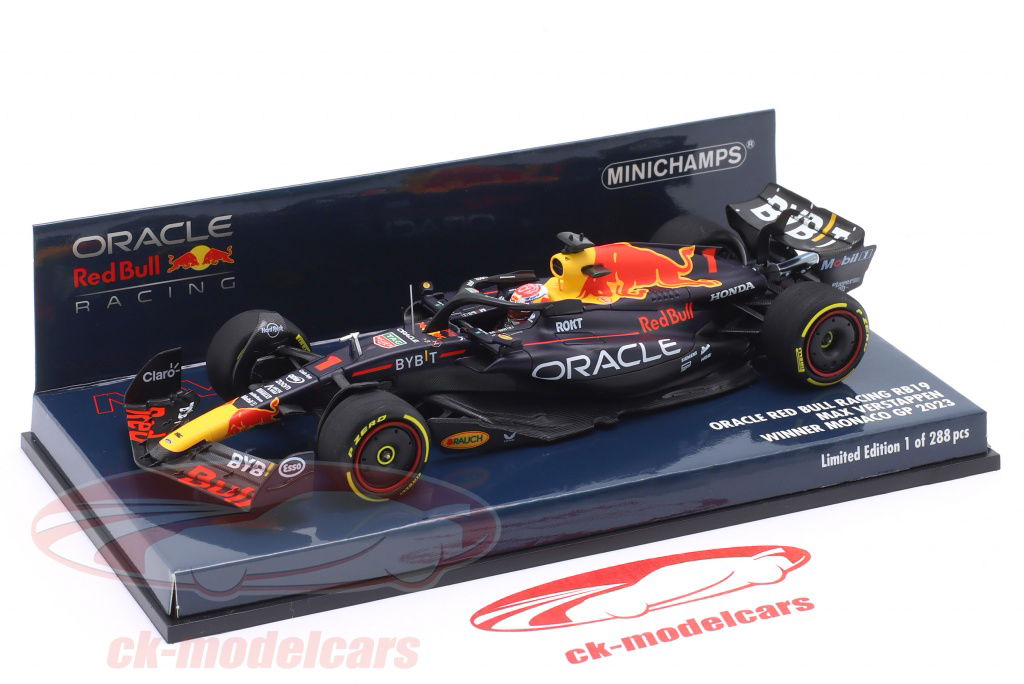Minichamps 1:43 Max Verstappen Red Bull RB19 #1 Winner Monaco
