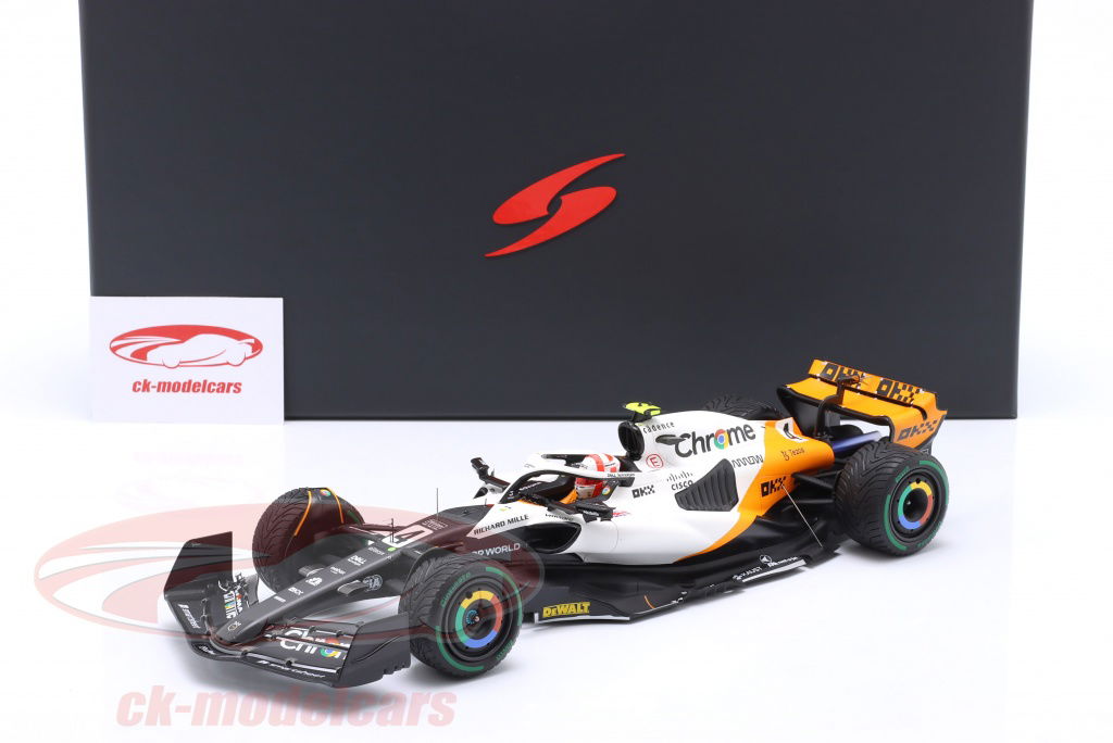 Spark 1:18 Lando Norris McLaren MCL60 #4 9th Monaco GP