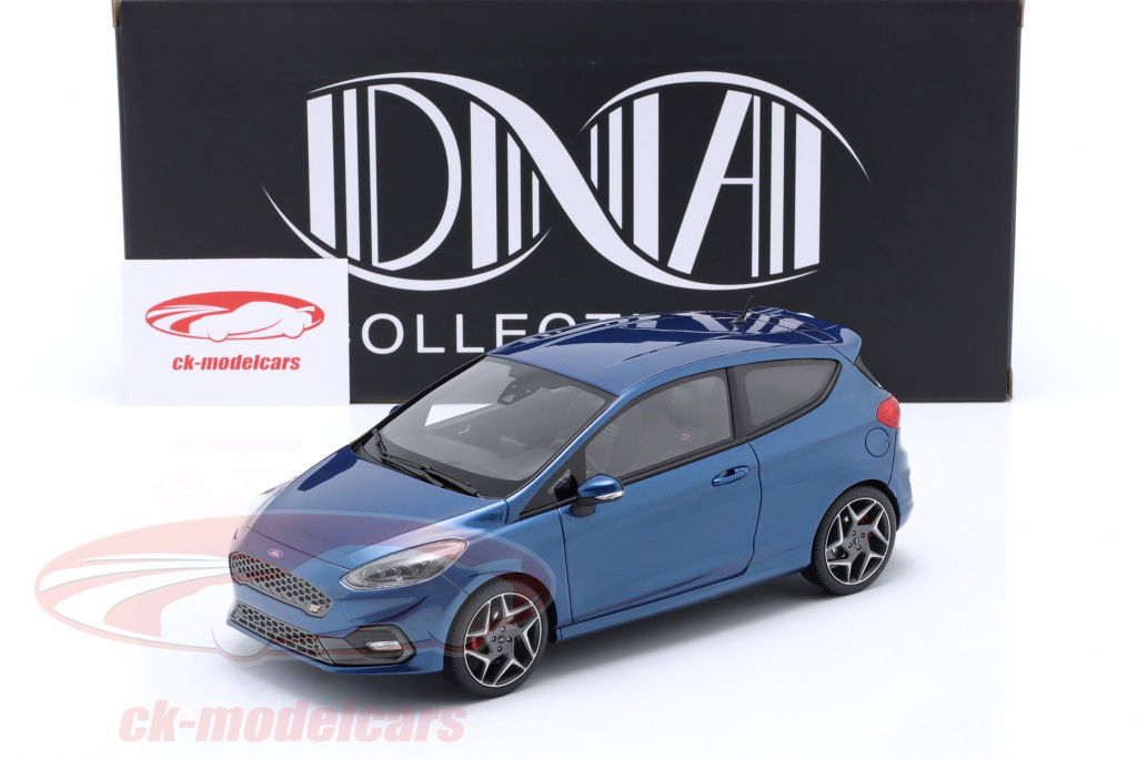 DNA Collectibles 1:18 Ford Fiesta ST year 2020 blue metallic
