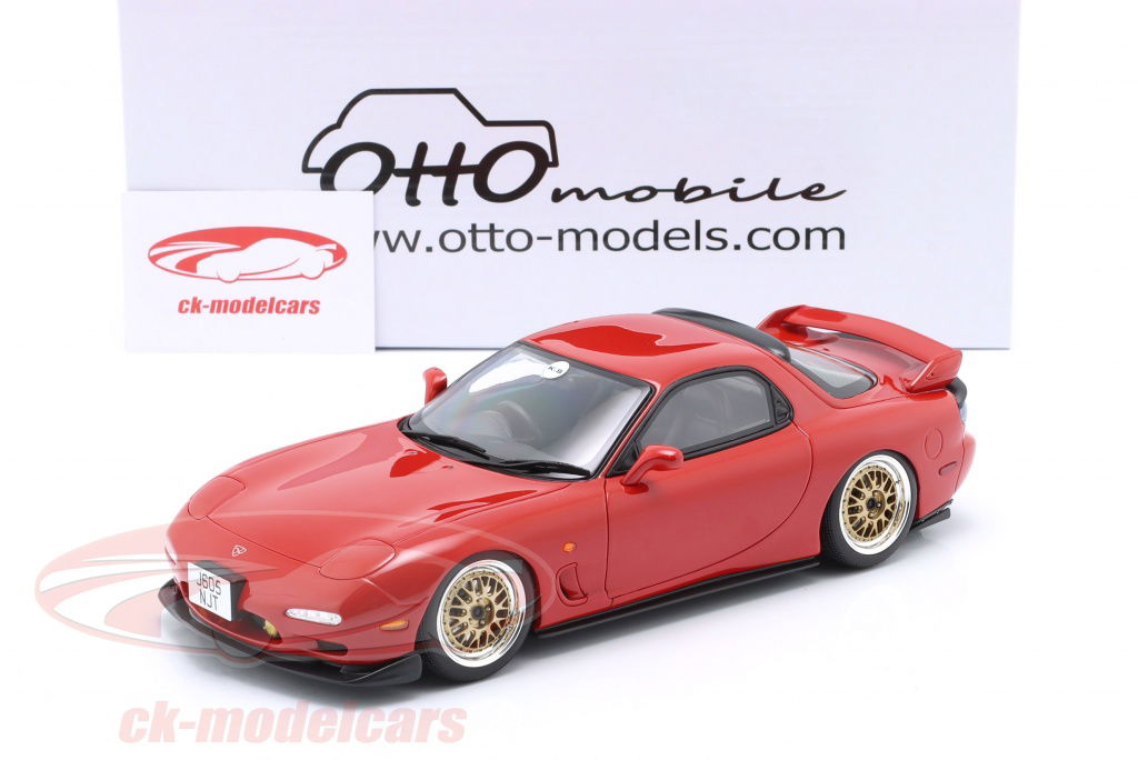1/18　otto（京商）RX-7　FD Ottomobile 1:18 Mazda RX-7 FD Khyzyl Saleem 2020 red OT1062