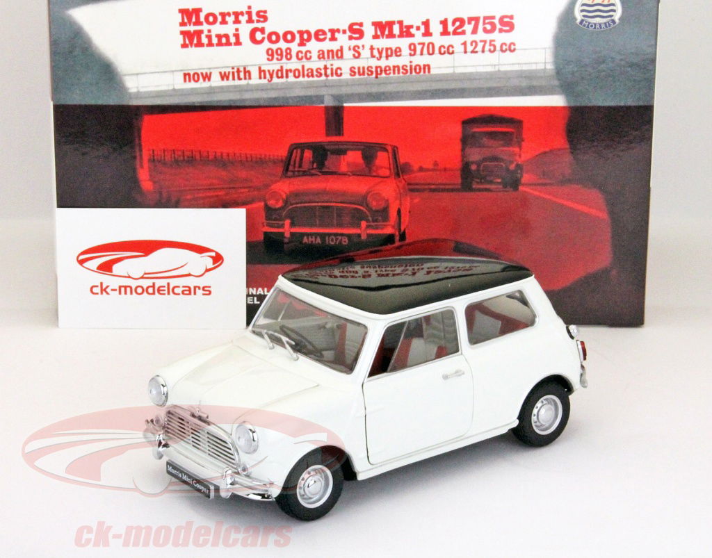 Kyosho 1:18 モーリスミニ銅S MKI 1275Sホワイト/白分 08108W