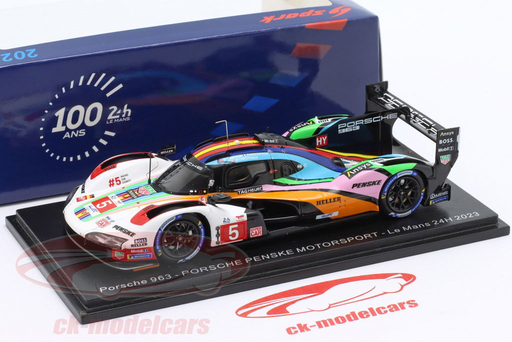 ミニカー 1/43 Spark Porsche 963 Penske LM 2023 Spark 1:43 Penske Porsche 963 #5 24h LeMans 2023 Cameron