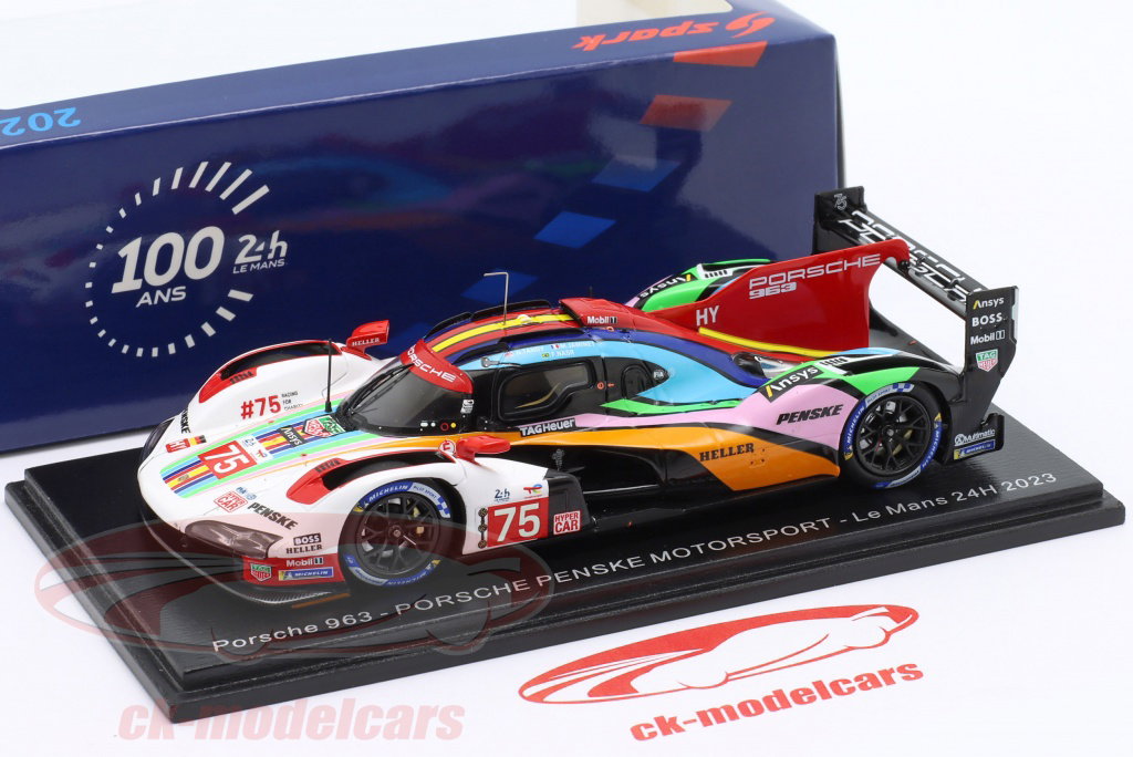 Spark 1:43 Penske Porsche 963 #75 24h LeMans 2023 Jaminet, Nasr