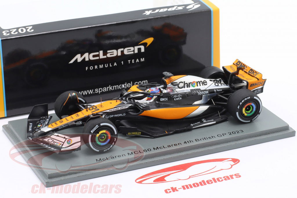 Spark 1:43 Oscar Piastri McLaren MCL60 #81 4th British GP