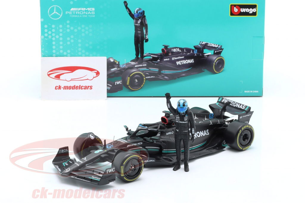 1/24 ビッグスケール F1 コレクション メルセデスAMG W13 ラッセル メルセデス 2022 W13 E パフォーマンス No.63 - ジョージ