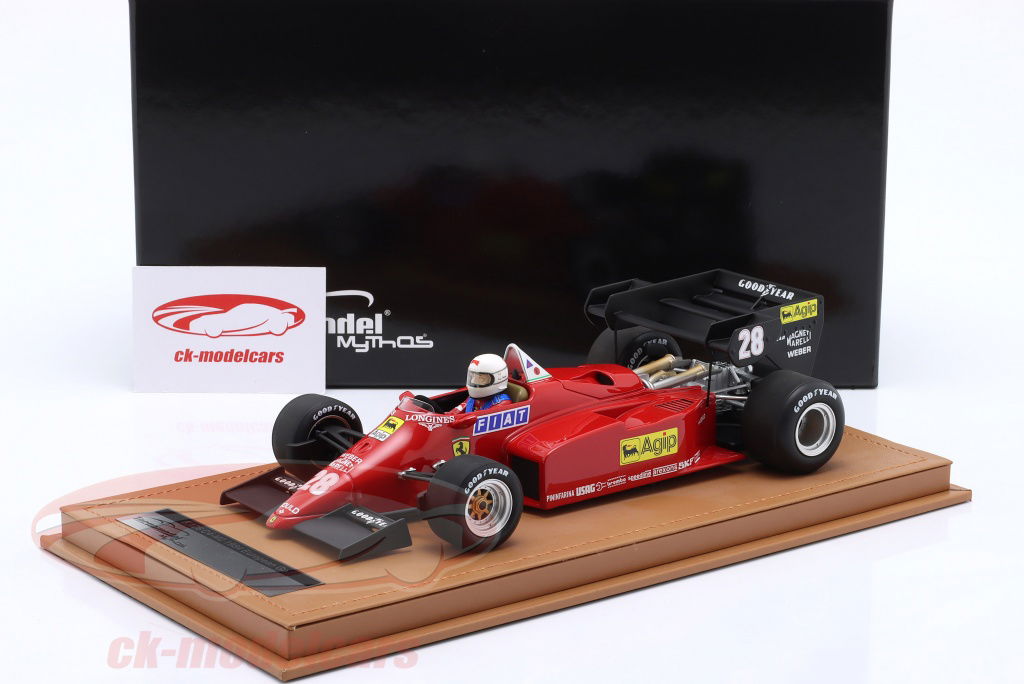 Tecnomodel 1:18 Rene Arnoux Ferrari 126C4 #28 5th Europe GP