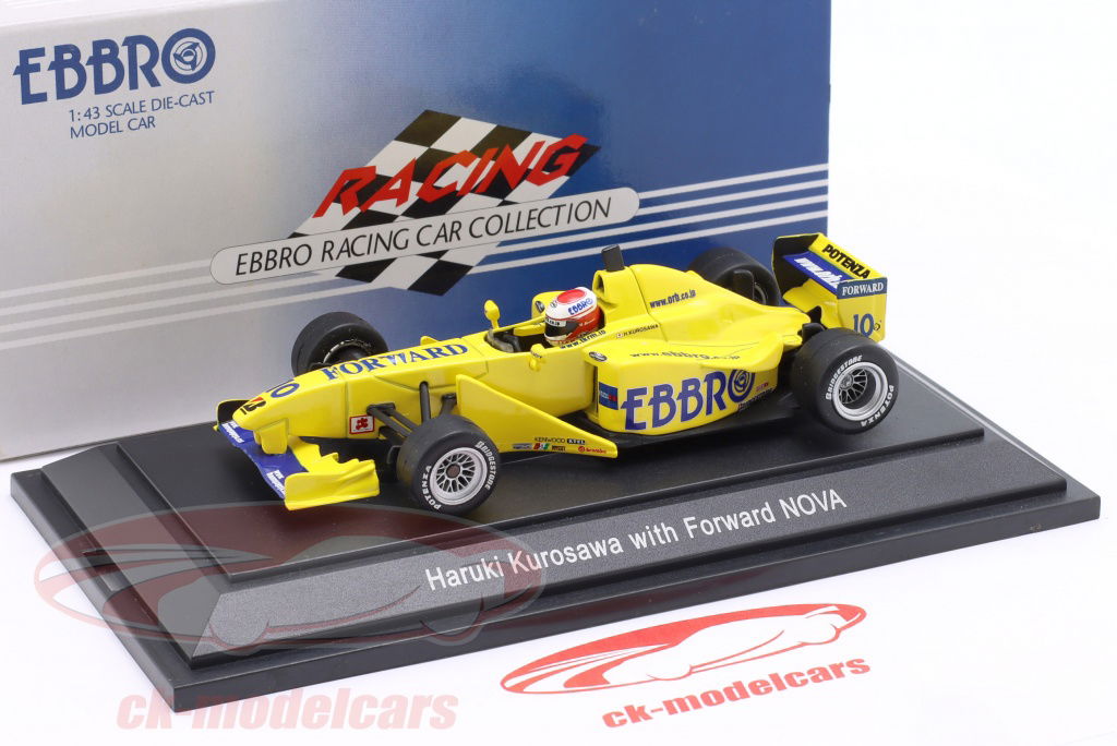 EBBRO 2点セット SAVANNA AUTOZAM Ebbro 1:43 Haruki Kurosawa Reynard 99L #10 Formula Nippon