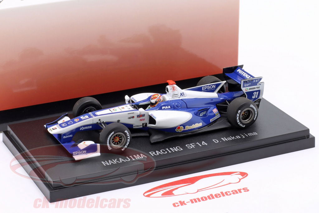 ミニカー　1/43 NAKAJIMA RACING SF14 Daisuke Nakajima #31 [45124] Minicar 1/43 Nakajima Racing Sf14 Daisuke 31 45124 | eBay