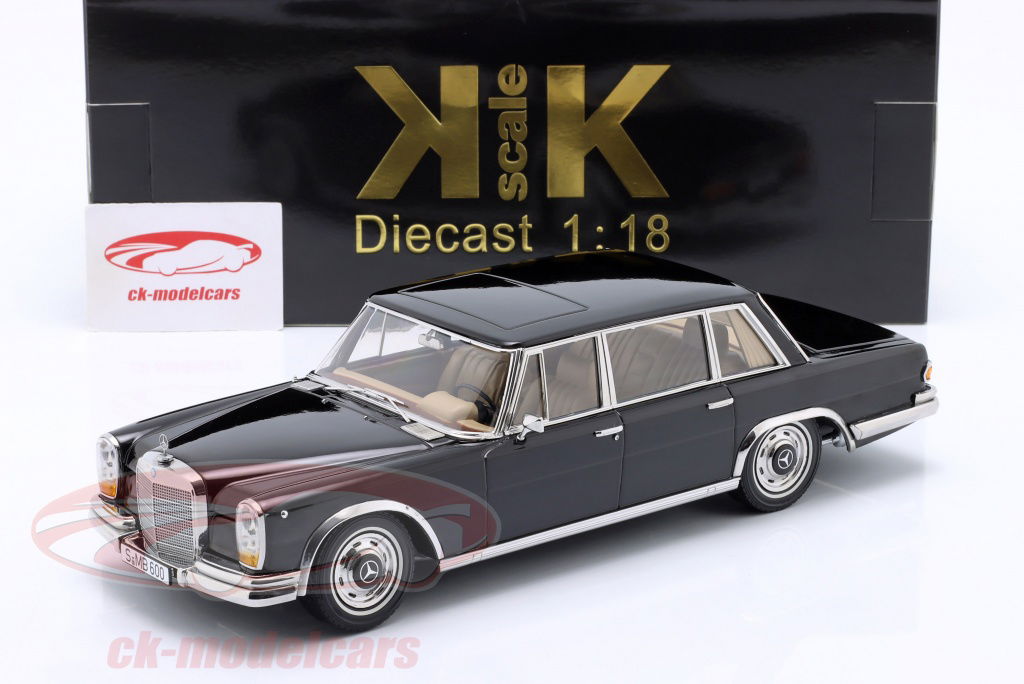 KK-Scale 1:18 Mercedes-Benz 600 SWB (W100) 建設年 1963 黒