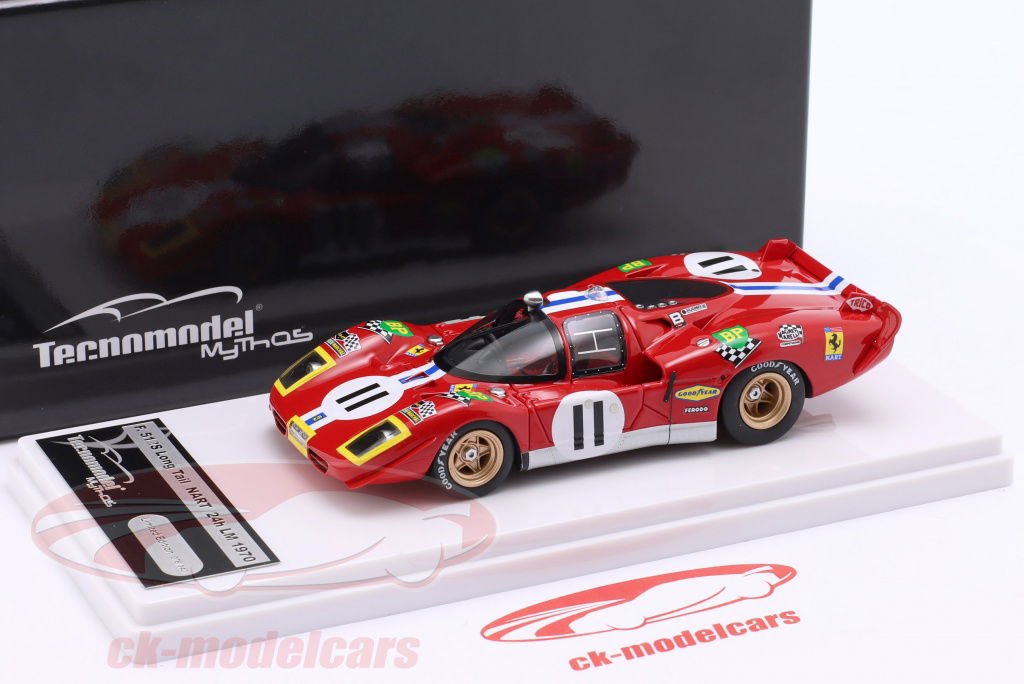 Tecnomodel 1:43 Ferrari 512S #11 4th 24h LeMans 1970 Posey