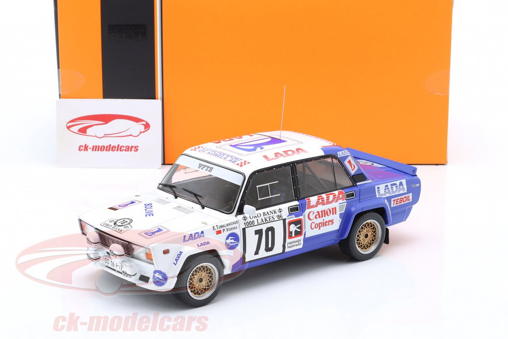 Ixo 1:18 Lada VAZ 2105 VFTS #70 Rallye 1000 Lakes 1986