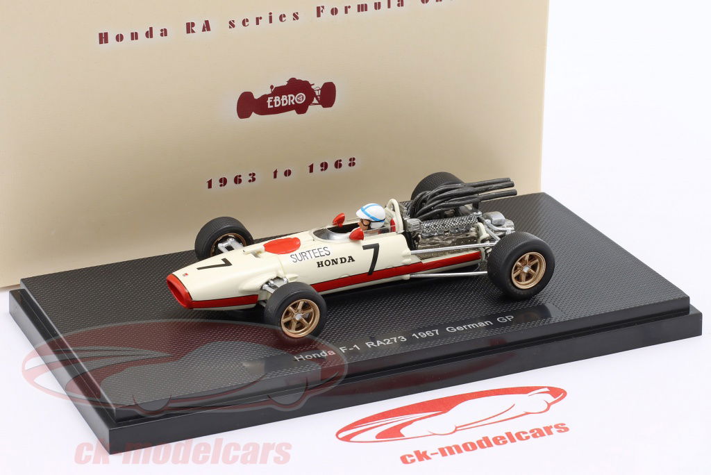 特価 SRC (1/43) ホンダ RA273 Ebbro 1:43 John Surtees Honda RA273 #7 4th German GP formula