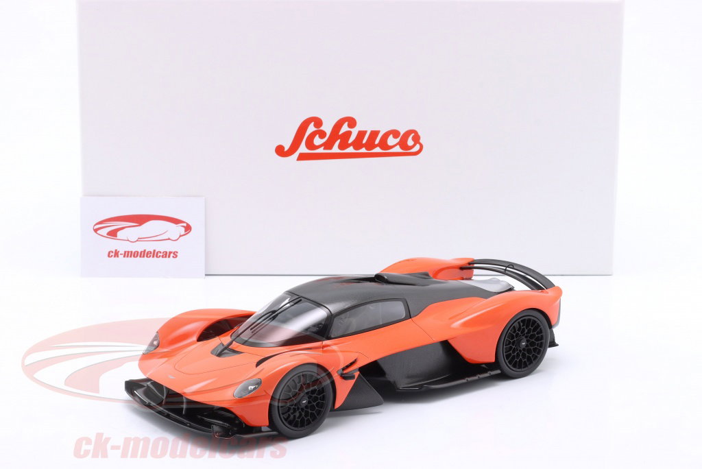 Schuco 1:18 Aston Martin Valkyrie 築 2021 コスモス オレンジ