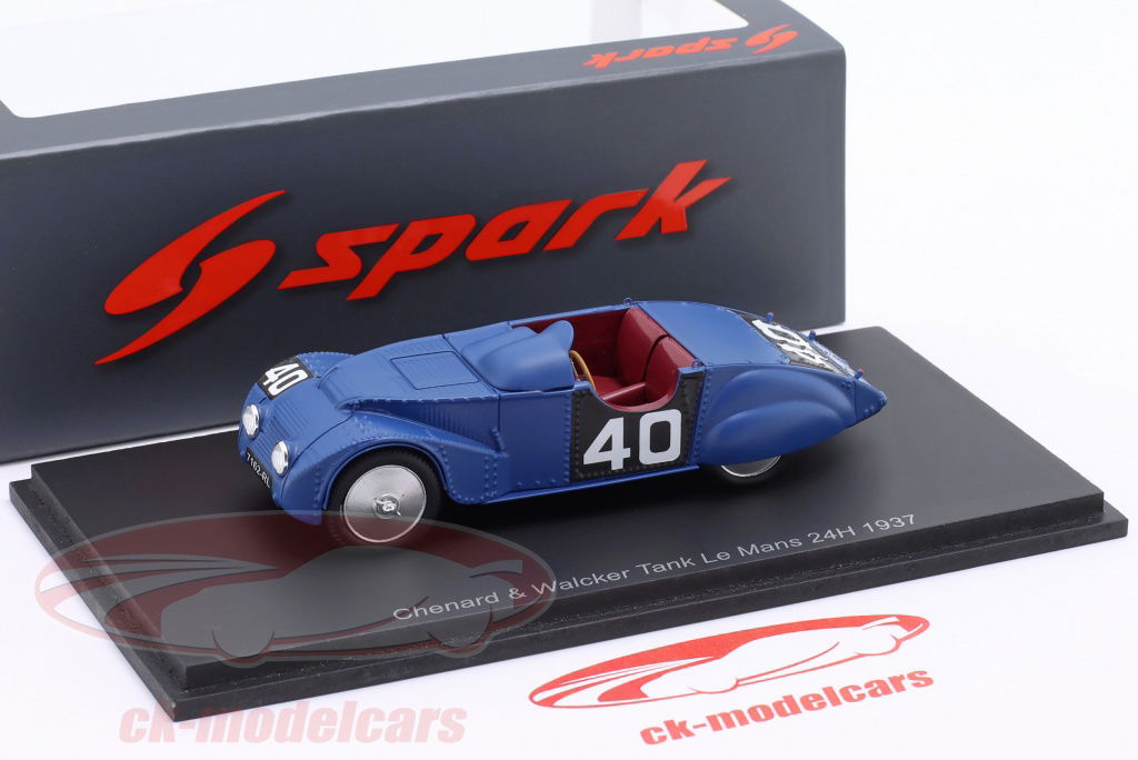 Spark 1:43 Chenard & Walcker Z1 Speciale #40 24h LeMans 1937
