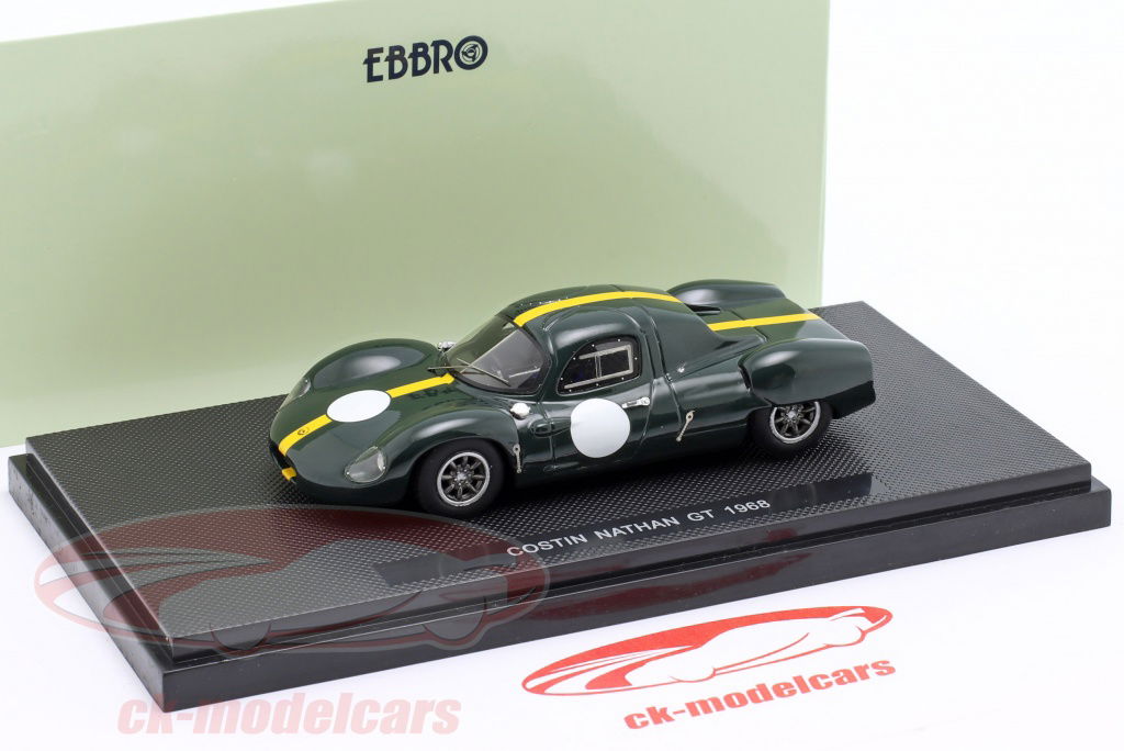 エブロ1／43 costin nathan GT 1968 EBBRO 44556 1/43 COSTIN NATHAN GT 1968 Green Resin NEW from