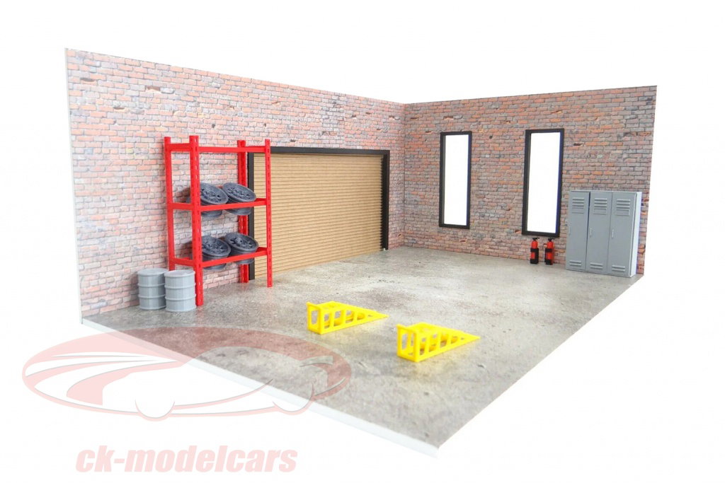 Pila Di Teloni In Scala 1:18 – Decorazione Per Autofficina O Modellismo, Made In Germany