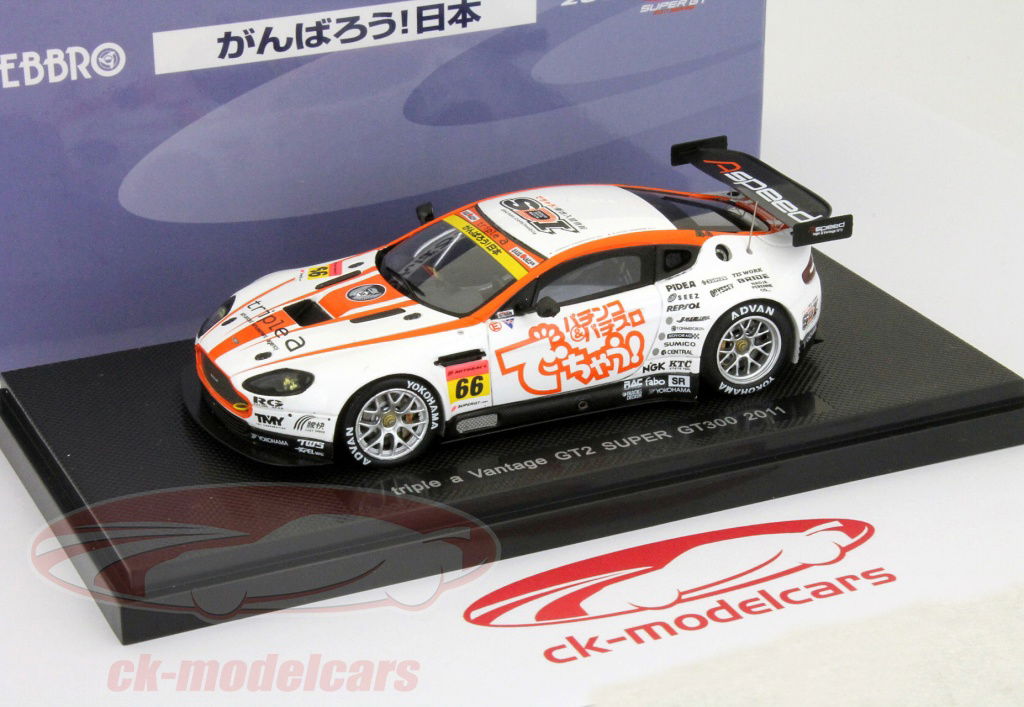 Ebbro 1:43 Aston Martin Vantage GT2 #66 GT300 2011 Yoshimoto