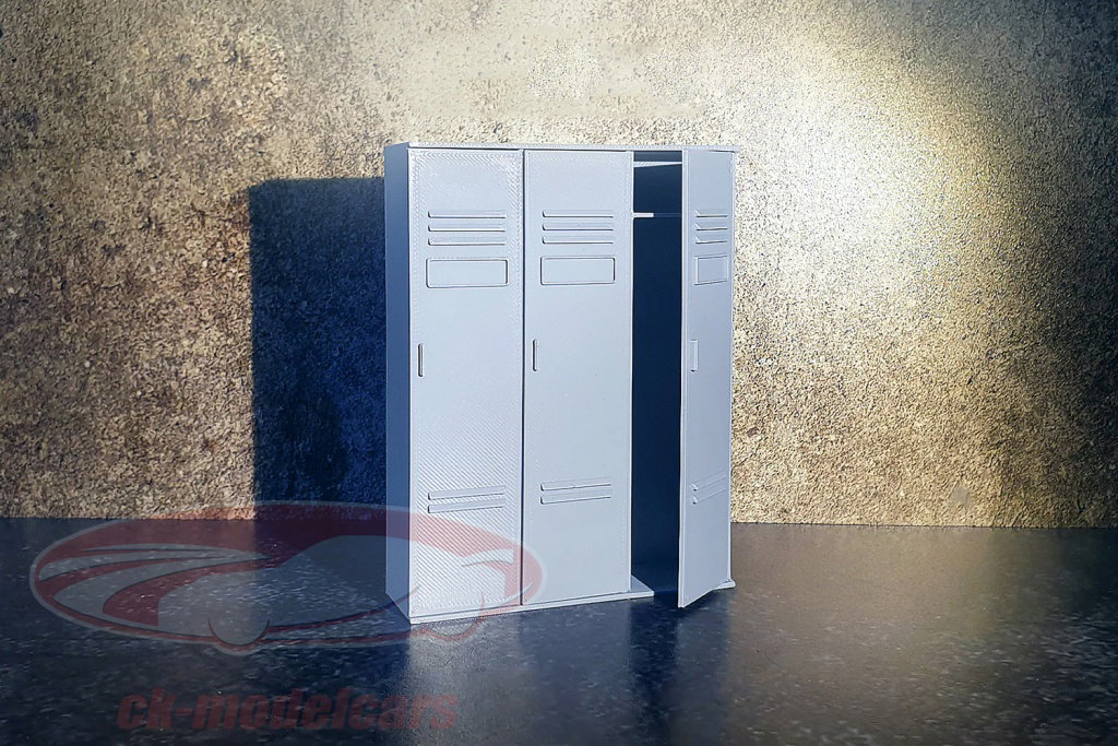 Dioramatoys 1:18 ロッカー棚 3ドア 緑 DT31871 (grün) DT31871 (grün)