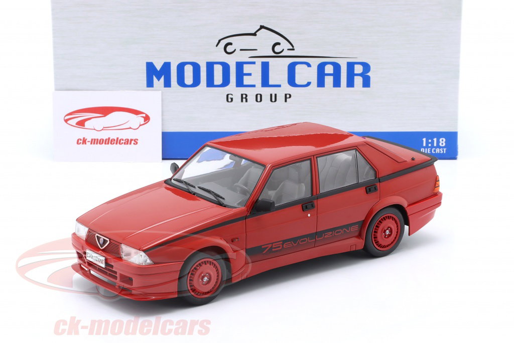 人気満点 1987 エボルツィオーネ ターボ アルファロメオ75 1/18 MCG