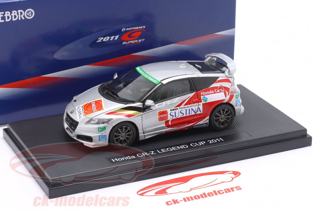 Ebbro 1:43 Honda Cr-Z Legend Cup 2011 銀 44695 モデル 車 44695