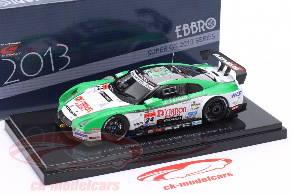 Ebbro 1:43 Nissan GT-R GT500 #24 Super GT series Japan 2013 Krumm