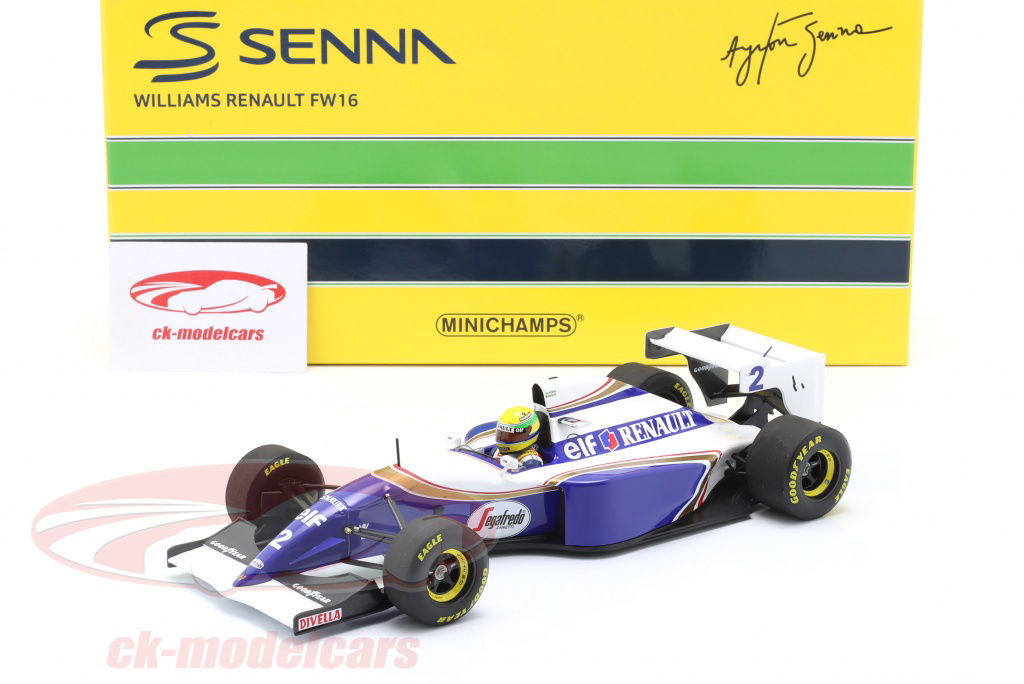 Minichamps 1:18 Ayrton Senna Williams FW16 #2 パシフィック GP 式 1