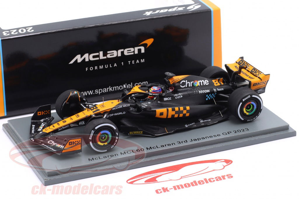 Spark 1:43 Oscar Piastri McLaren MCL60 #81 3rd Japan GP