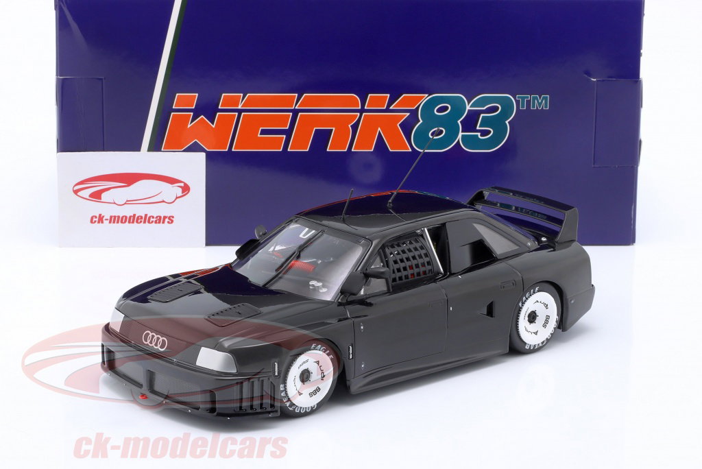 WERK83 1:18 Audi 90 IMSA GTO Test Car IMSA Series 1989 黒 W1806008