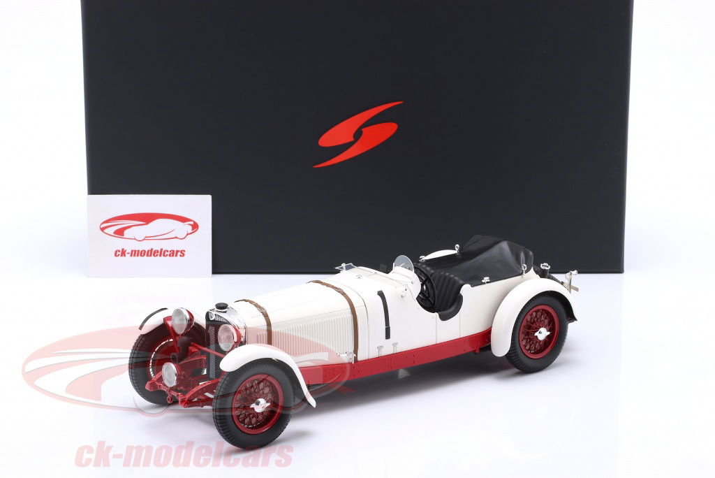 ミニカー　1/18 Mercedes-Benz SS #1 2nd 24H Le Mans 1931 B. Ivanowski - H. Stoffel [18S871] Spark 1:18 Mercedes-Benz SSK #1 2nd 24h LeMans 1931