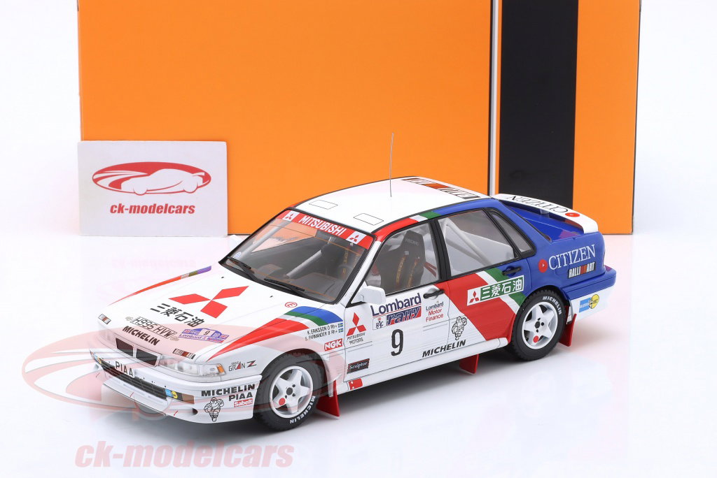MITSUBISHI Galant VR4 Gr.A Rallye RAC 1990 WM GB #9 Eriksson RAM346 IXO 1:43 | eBay