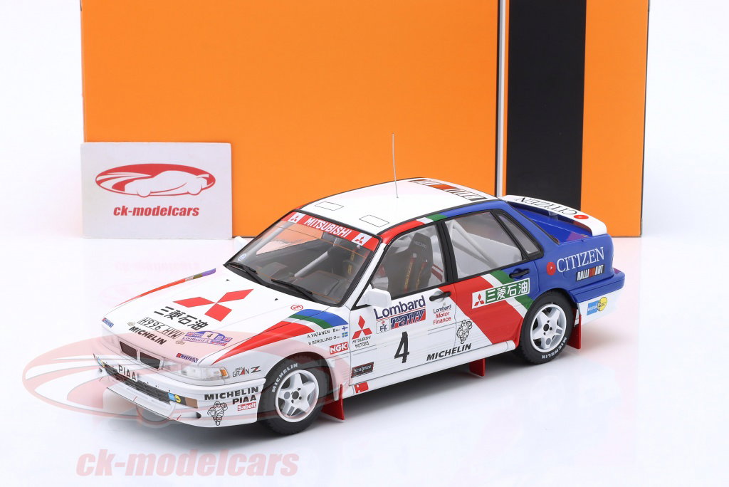 Ixo 1:18 Mitsubishi Galant VR-4 #4 RAC Rallye 1990 Vatanen