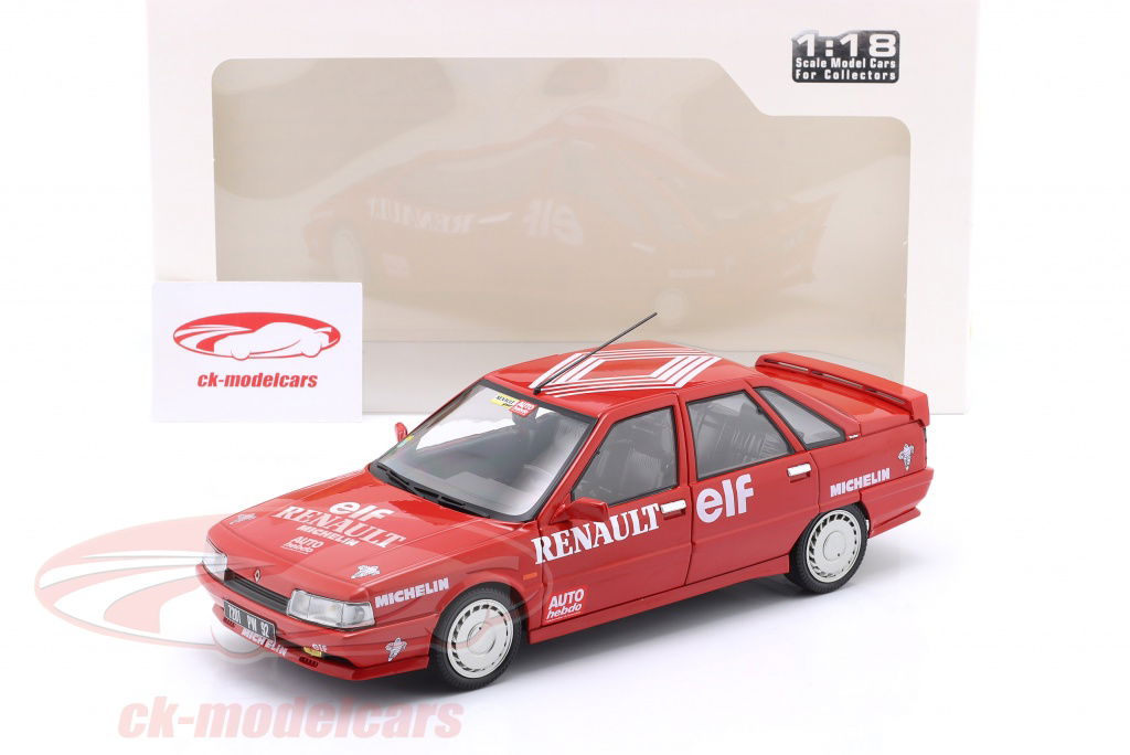 Solido 1:18 Renault 21 Turbo Mk1 Speed record on Ice 1988 red