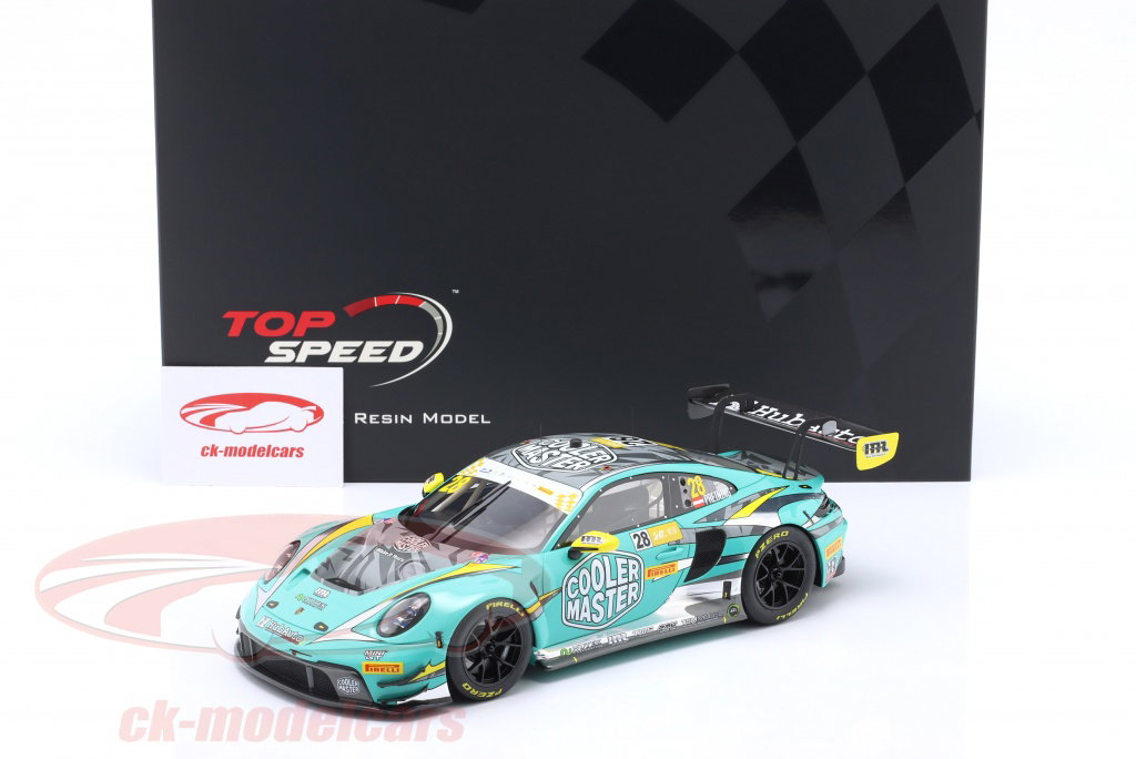 True Scale 1:18 Porsche 911 GT3 R #28 FIA GT World Cup Macau 2023