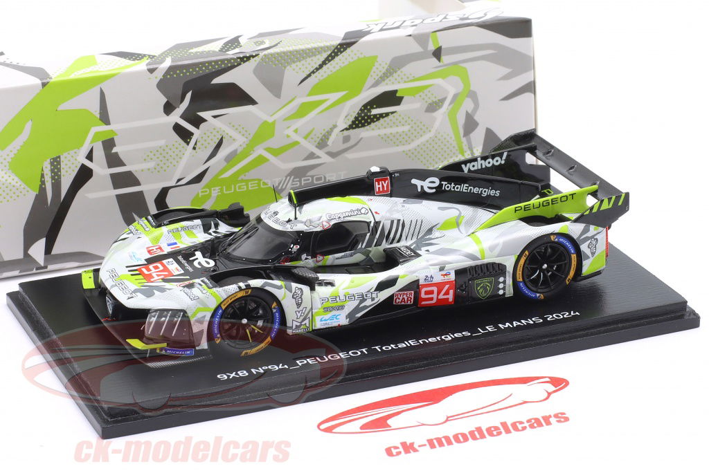 Spark スパーク プジョー 9x8 94号車 ルマン 2024 Spark 1:43 Peugeot 9X8 2024 #94 24h LeMans 2024 di Resta