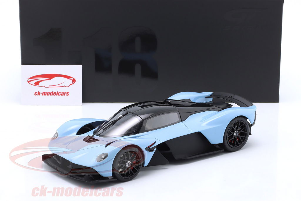 GT-SPIRIT 1:18 Aston Martin Valkyrie Año de construcción 2023 azul