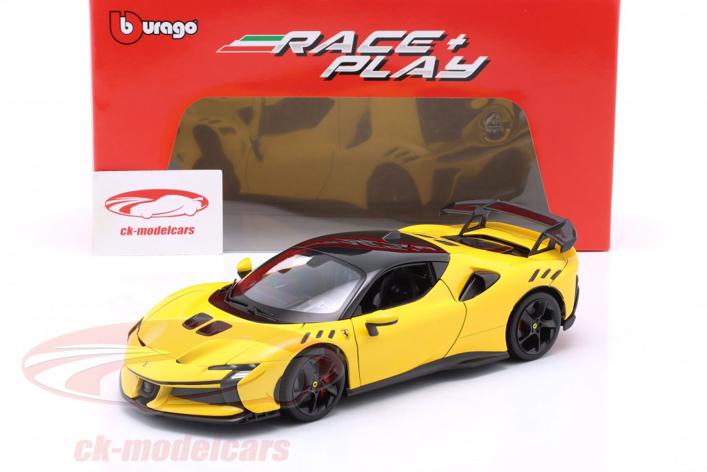Bburago 1:18 Ferrari SF90 XX Stradale year 2024 Modena yellow 18