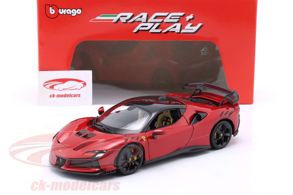 Bburago 1:18 Ferrari SF90XX Stradale year 2024 red metallic