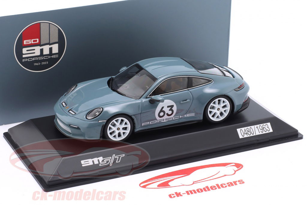 スパークモデル spark 1/43 ポルシェ 911 992 S/T Spark 1:43 Porsche 911 (992) S/T #63 shorebluemetallic