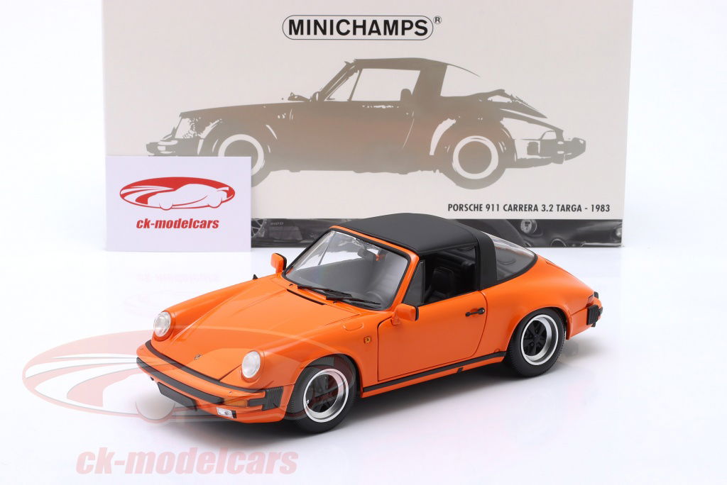 Minichamps 1:18 Porsche 911 3.2 Carrera Targa Baujahr 1983 orange