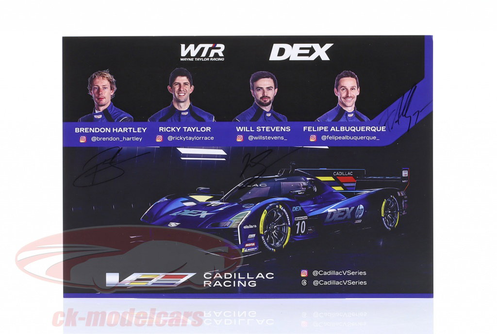 Cadillac V-Series.R #10 24h Daytona 2025 Cadillac Racing autograph