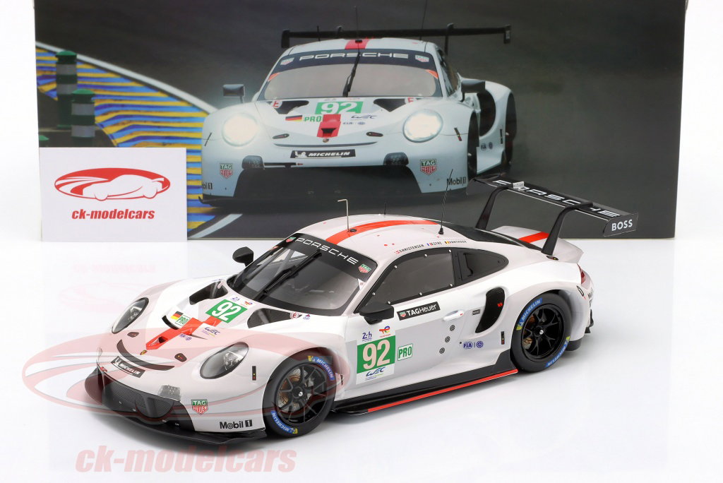 Ixo 1:18 Porsche 911 RSR #92 24h LeMans 2022 Christensen, Estre