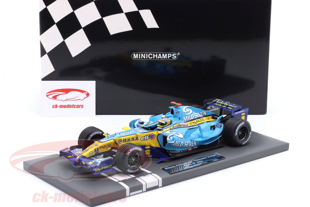 Renault R26 2006 ミニカー 限定版 Minichamps 1:18 Fernando Alonso Renault R26 #1 2番目