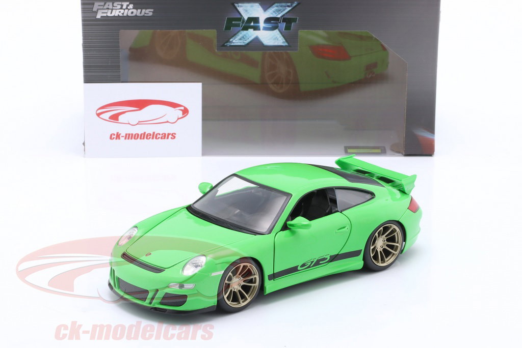 Jadatoys 1:24 Porsche 911 (997) GT3 膜 Fast X (Fast & Furious 10