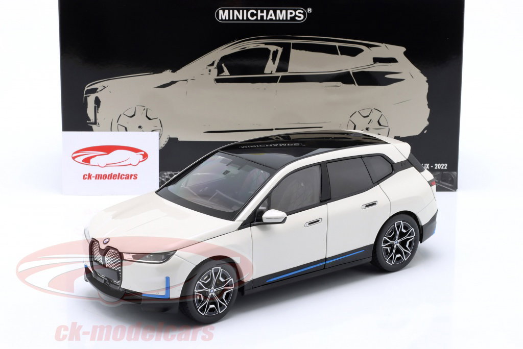 Minichamps 1:18 BMW iX (I20) 建設年 2022 白 メタリック 110023102