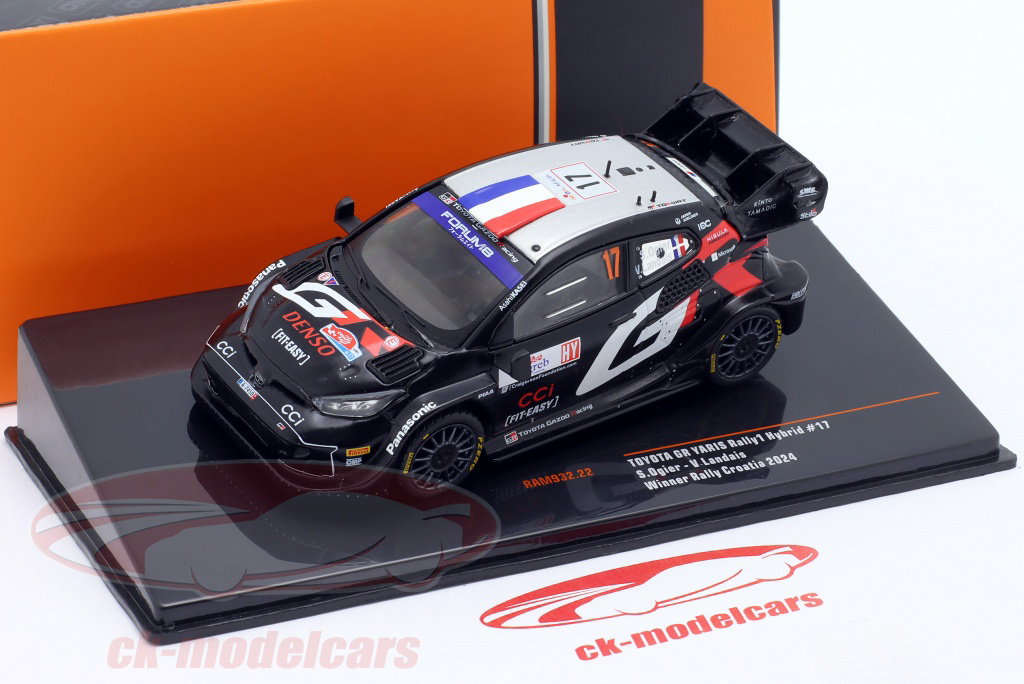 Ixo 1:43 Toyota GR Yaris Rally1 #17 Winner Rallye Croatia 2024