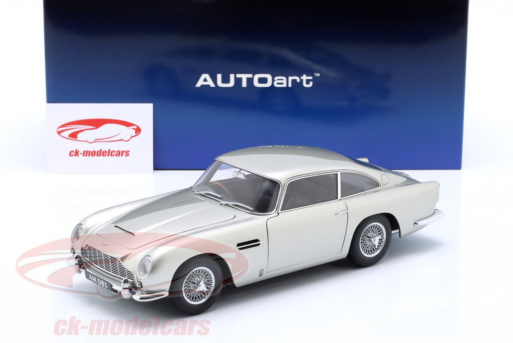 AUTOart 1:18 Aston Martin DB5 year 1964 silver 70287 model car