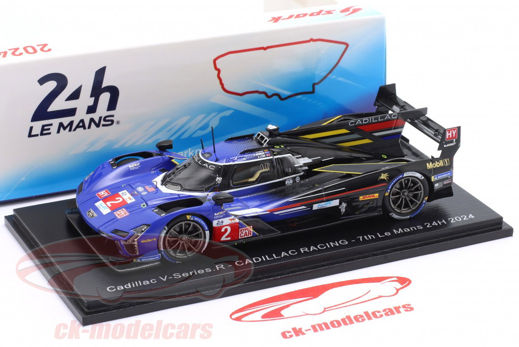 Spark 1:43 Cadillac V-Series.R #2 7th 24h LeMans 2024 Bamber, Lynn