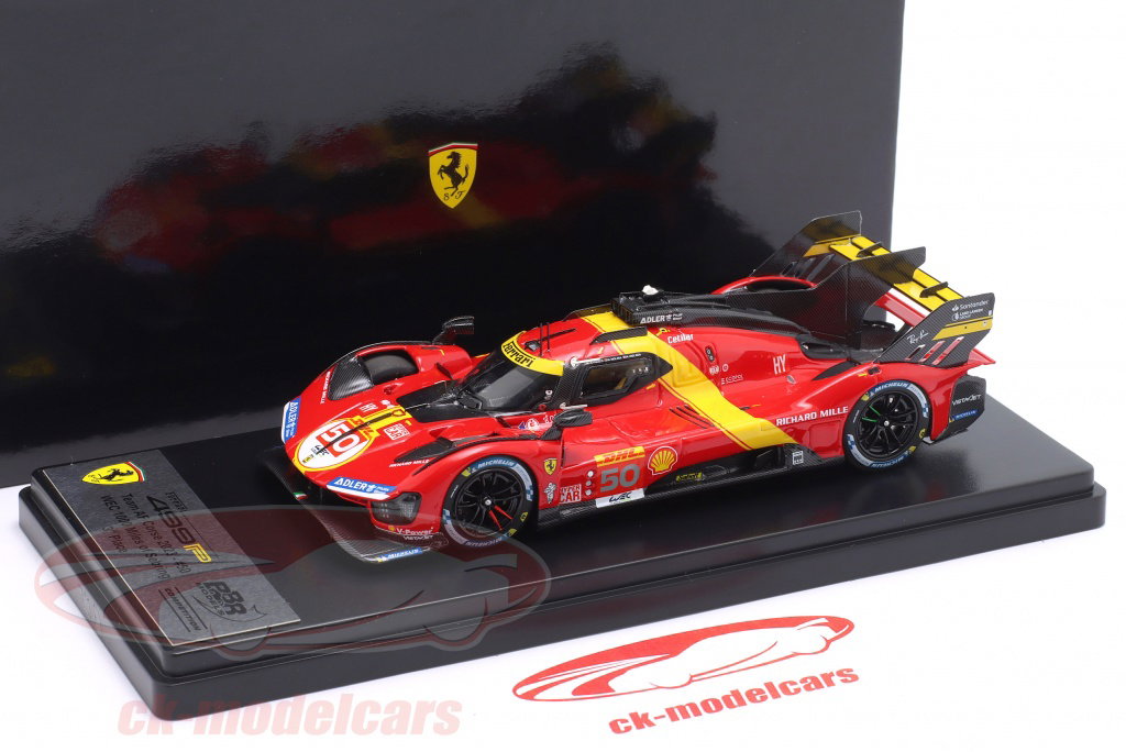 BBR Models 1:43 Ferrari 499P #50 3rd 1000 miles Sebring 2023 Fuoco
